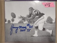 Lenny Moore #24 Signed Photograph