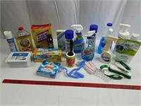 1st selection of cleaning supplies
