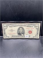 1963 $5 Red Seal Note