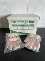 APPROX. 70 HANGING FILE FOLDERS / GLOVES S-19220