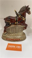 Budweiser Clydesdale Horse Decanter