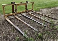 Front hay forks, 7'6" quick tach