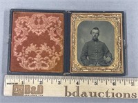 Civil War Era Soldier Ambrotype Photograph