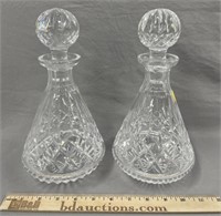 Pair of Waterford Crystal Decanters