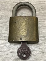 Antique Slaymaker Lock w/ Key