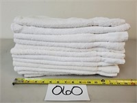 12 Various White Hand Towels