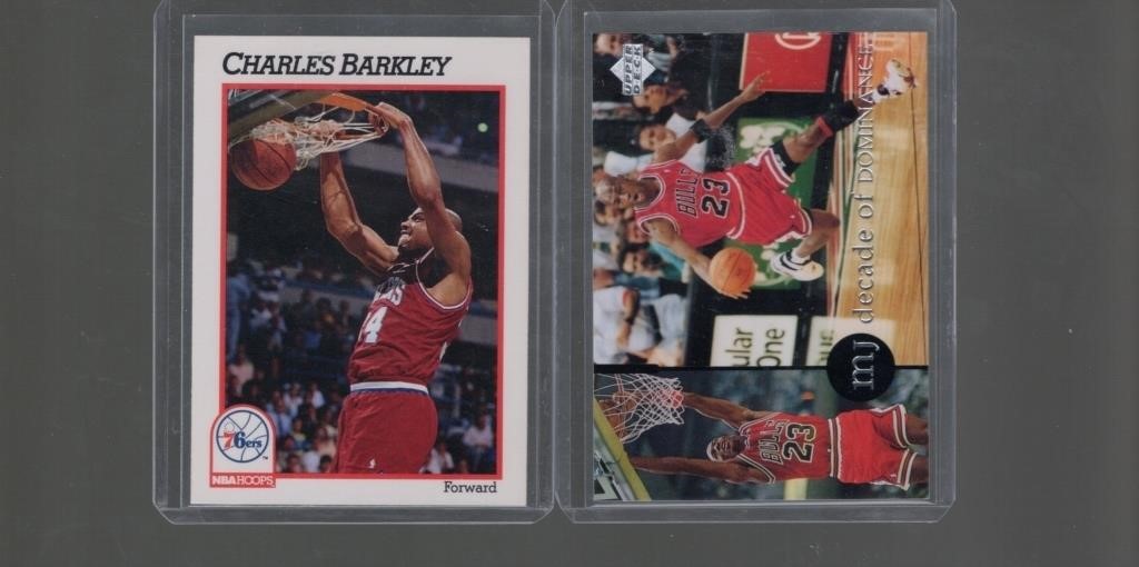 Michael Jordan 1997 Upper Deck & Charles Barkley