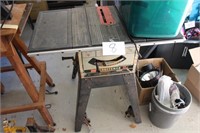 CRAFTSMAN TABLE SAW, TOTE OF ACCS