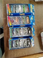 Four boxes gift packed Hot Wheels