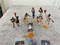 1996 NBA Starting Lineup Figures & 3 Trading Cards