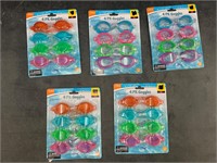 5 Packs Of 4 Child Swim Goggles