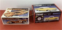 (2) Vtg model kits   AMT & MPC