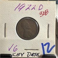1922-D KEY DATE WHEAT PENNY CENT