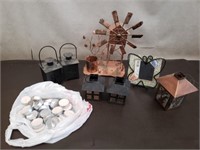 Lot of Tealight Candle Lanterns, Candles