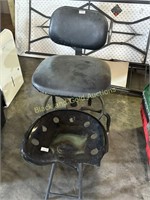 Swivel Barstool & Folding Seat