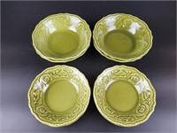 (8) Green Stoneware Bowls