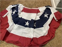 4TH OF JULY FLAG LARGE BUNTINGS - CENTERPIECE