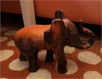 Blue Mountain Red Chocolate Elephant Pottery