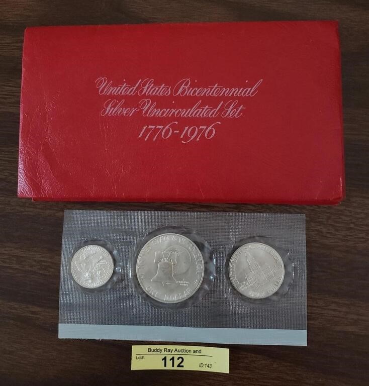 5 US Bicen. Silver Uncirculated Set 1776-1976