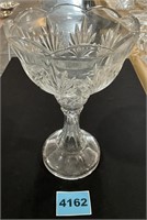 Lg. Crystal Dish, 14" Tall