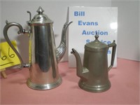 Old Metalware Coffee Pots