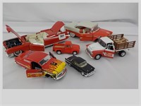 Die Cast Cars & Trucks (Large cars missing parts)