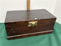 Early dovetailed Wooden box