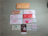 1960's-70's WI Badgers Season Ticket Book Lot