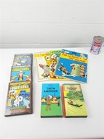BD's/Film DVD de Lucky Luke & Films VHS de Tintin