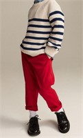 H & M Twill Chinos Size 5-6A Red