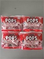 (4) Tootsie Roll Pop Candy Cane