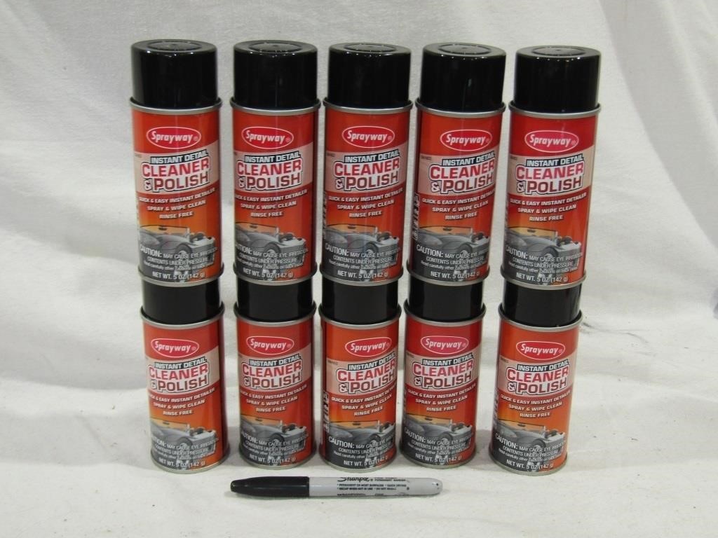 Sprayway Cleaner & Polish (10 Count)