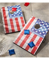 Studio Mercantile Wooden Bean Bag Cornhole Game Se