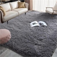 USED -  Shaggy Area Rugs for Bedroom Living Room U