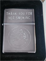 Thank You For Not Smoking Zippo Lighter