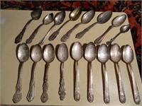 Collectible Spoons 6-8 Marked Sterling