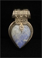 Vintage Silver Opal Pendant