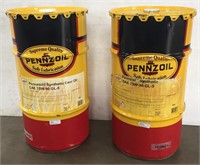 "PENNZOIL" OIL DRUMS
