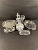 Glass Platters, Jars, Glasses & More
