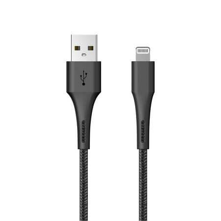 USB Type-A to Lightning 6ft Cable  Black