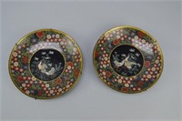 Antique Japanese Cloisonne Plates