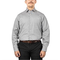 Calvin Klein Men's MD Long Sleeve Dress Shirt,