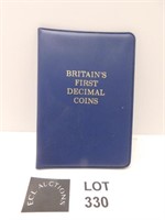 RM FIRST BRITTISH DECIMAL COIN SET