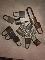 Assorted Vintage Locks