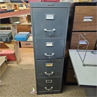 Grey 4 Drawer File cabinet