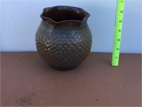 VINTAGE / ANTIQUE POTTERY VASE - VERY NICE SHAPE