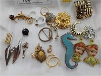 Costume Jewelry Earrings & Pins