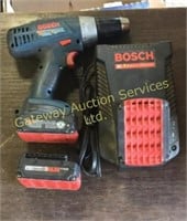 Bosch 14.4 volt drill with 3 batteries