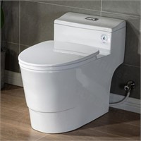 WOODBRIDGE T-0018 Dual Flush Toilet  White