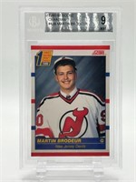 Martin Brodeur Rookie Graded Hockey Card